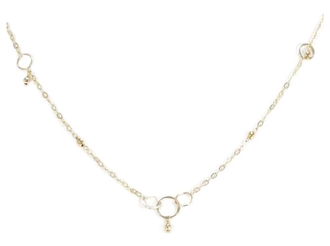 & Other Stories Chain Station Necklace Golden Metal  ref.1225554