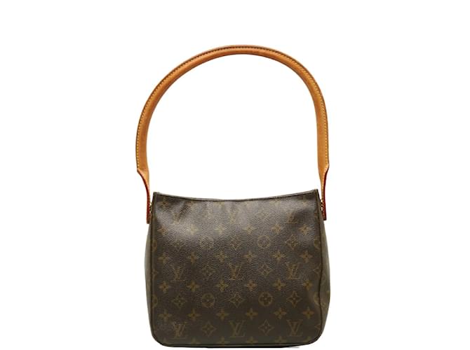 Louis Vuitton Monogram Looping MM  Canvas Shoulder Bag M51146 in Good condition Brown Cloth  ref.1225603