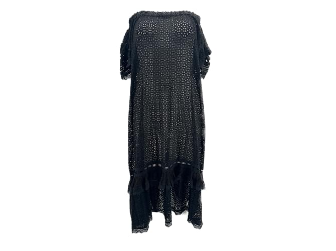 Autre Marque SUNDAY SAINT-TROPEZ  Dresses T.International S Cotton Black  ref.1225617