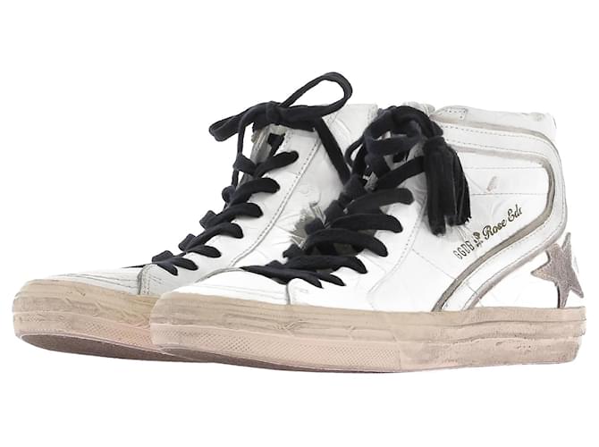 GOLDEN GOOSE  Trainers T.eu 37 leather White  ref.1225642