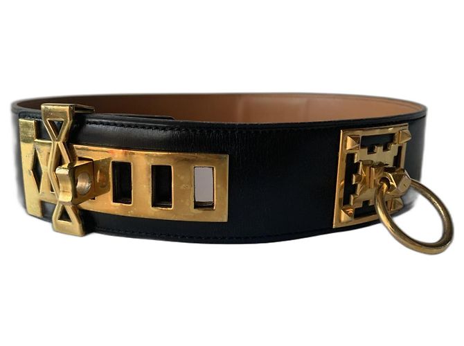Hermès medor Black Gold hardware