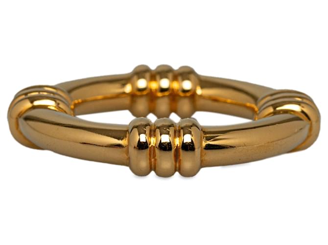 Hermès Hermes Gold Metal Scarf Ring Golden Gold-plated  ref.1225680