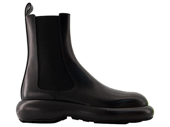 Ankle Boots - Jil Sander - Leather - Black  ref.1225805