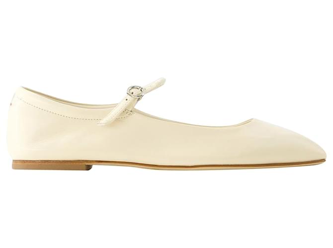 Uma Ballerinas – Aeyde – Leder – Beige Kalbähnliches Kalb  ref.1225860