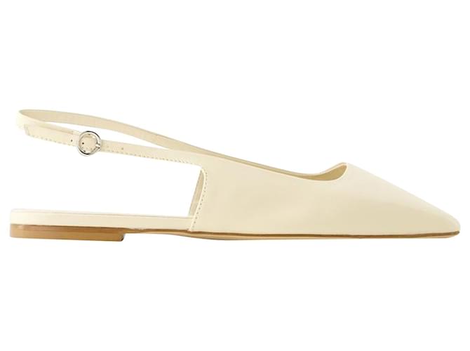 Liya Sandals - Aeyde - Leather - Beige Pony-style calfskin  ref.1225862