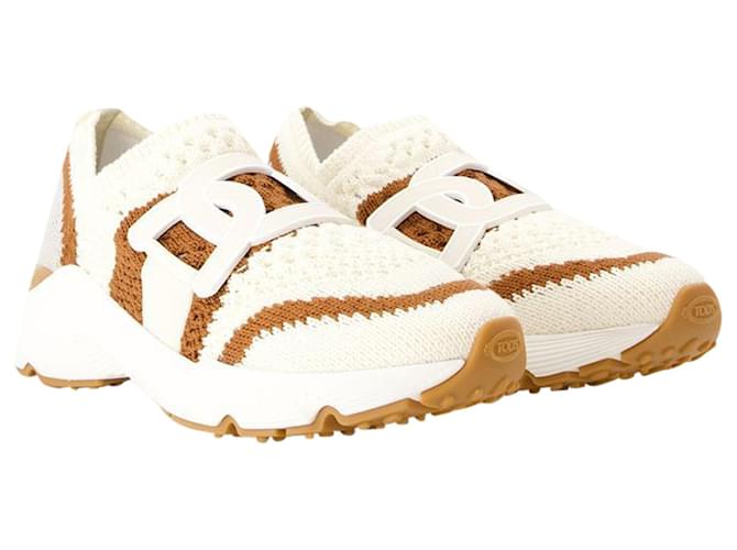 Sport Run Sneakers - Tod's - Canvas - Beige Cloth  ref.1225864