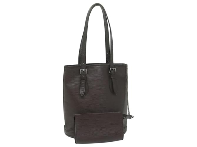 Louis Vuitton Bucket Brown Leather  ref.1226099