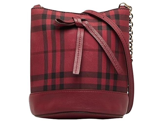 Burberry Horseferry Toile Rouge  ref.1226195