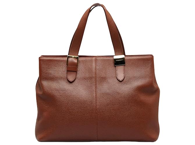 Burberry Cabas Brown Leather  ref.1226218