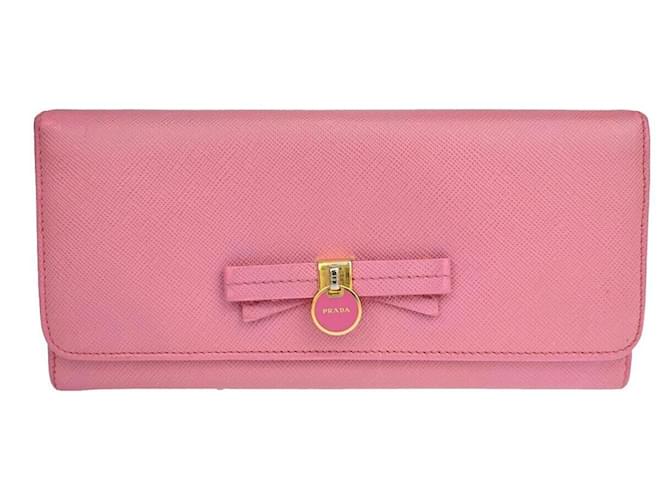 Prada Saffiano Pink Leather  ref.1226262