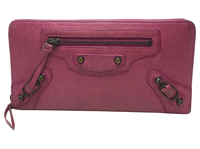 Balenciaga Cagole Pink Leather  ref.1226267