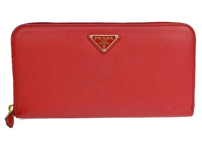 Prada Saffiano Red Leather  ref.1226271