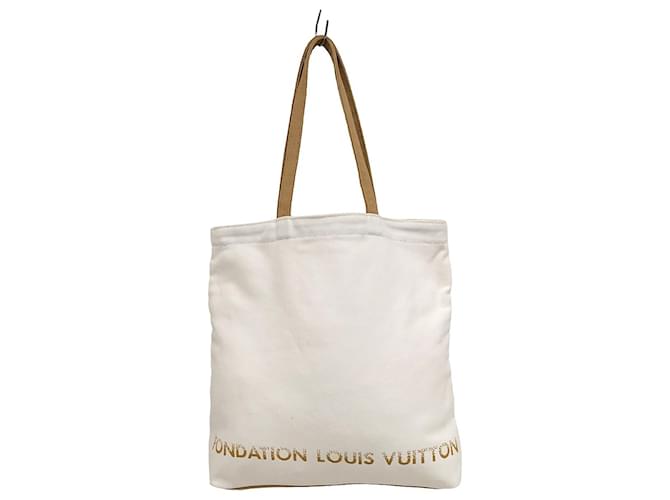 Louis Vuitton Fondation Weiß Leinwand  ref.1226290
