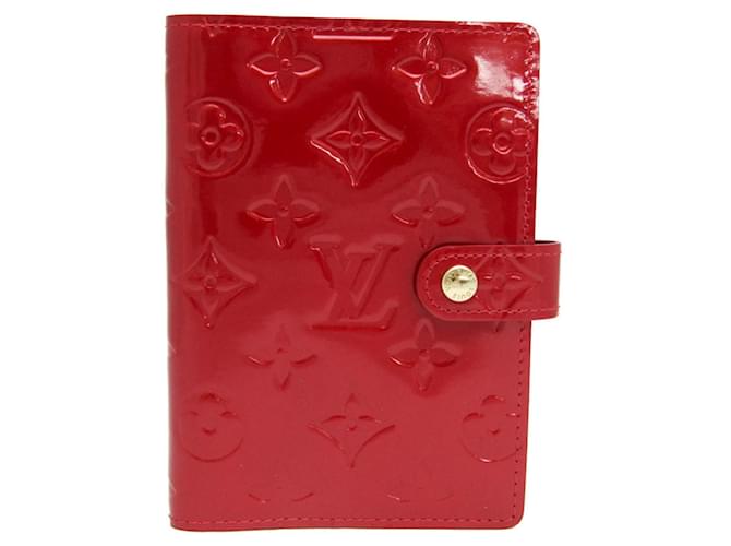 Louis Vuitton Agenda PM Red Patent leather  ref.1226386