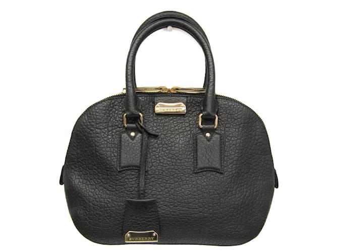 BURBERRY Black Leather  ref.1226409