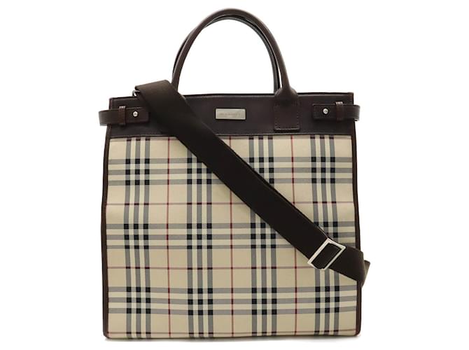 Burberry Nova Check Beige Cloth  ref.1226415