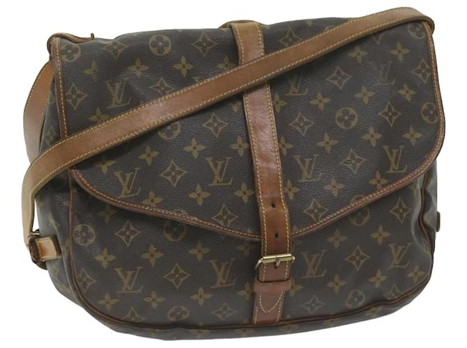 Louis Vuitton Monogram Saumur 35 Shoulder Bag M42254 LV Auth 63107 Cloth  ref.1226503