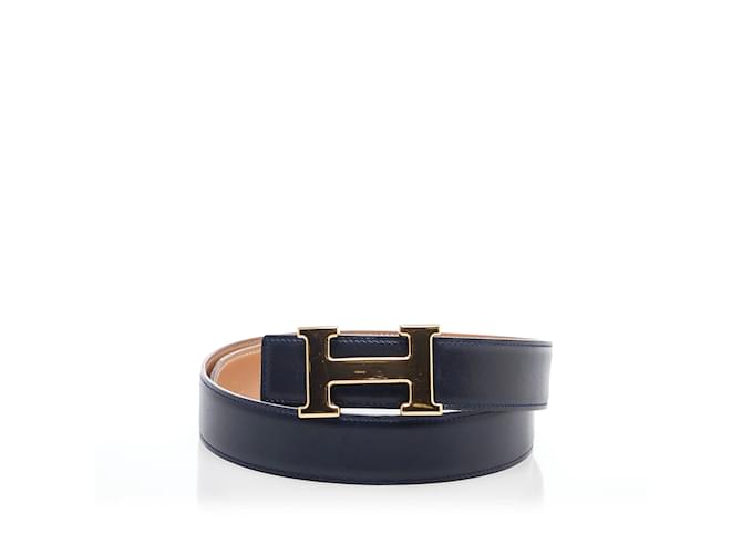 Constance Hermès HERMES Belts Black Leather  ref.1226519