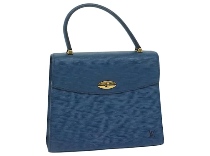 LOUIS VUITTON Epi Malesherbes Handtasche Blau M52375 LV Auth 64398 Leder  ref.1226543