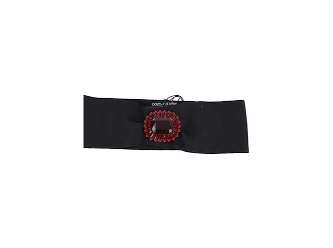 Dolce & Gabbana Ceinture noir Tissu  ref.1226577
