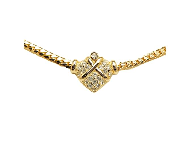 Dior-Halsketten Golden Metall  ref.1226578