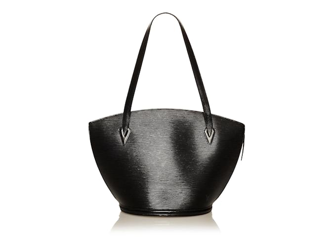 LOUIS VUITTON Handbags Saint Jacques Black Linen  ref.1226628