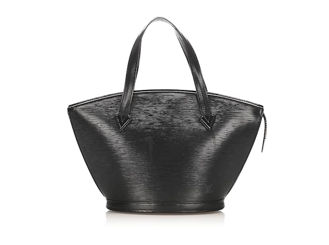 LOUIS VUITTON Handbags Saint Jacques Black Linen  ref.1226630