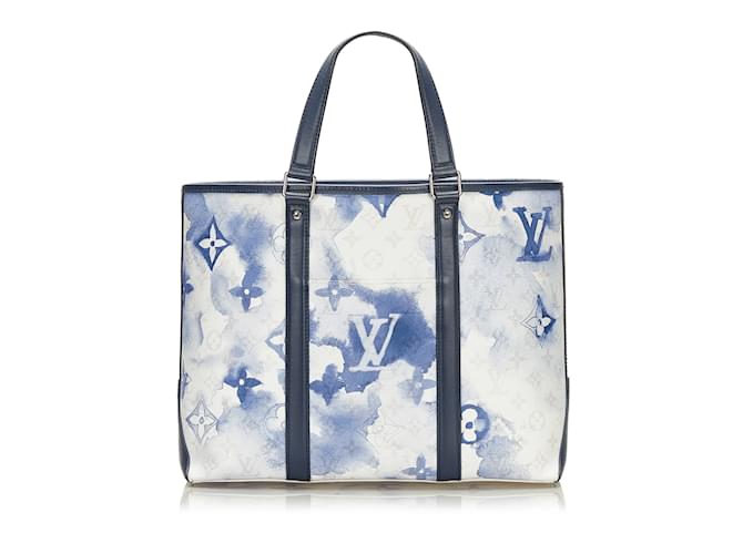 LOUIS VUITTON Handbags Other Blue Cloth  ref.1226635