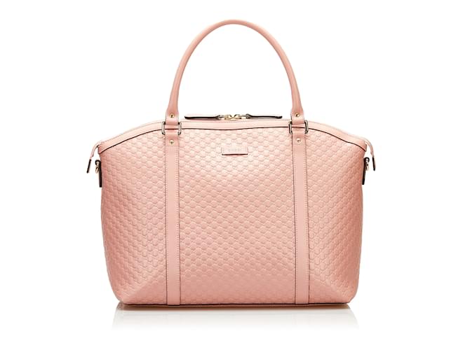 GUCCI Handbags Dome Pink Leather  ref.1226637
