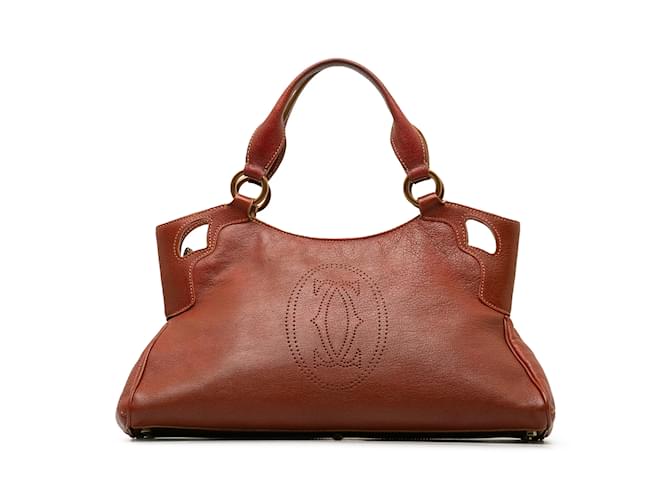CARTIER Handbags Marcello Brown Leather  ref.1226689