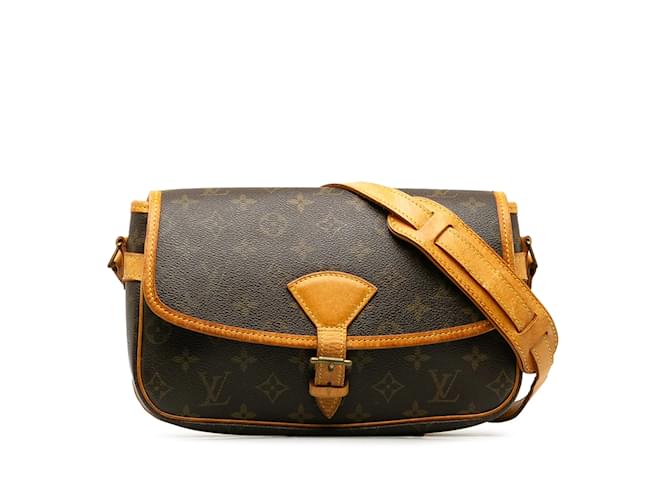 LOUIS VUITTON Handbags Sologne Brown Leather  ref.1226691