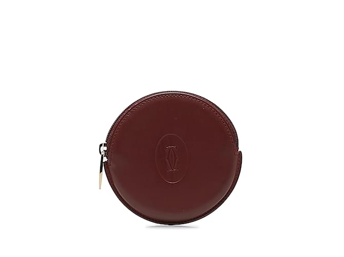 CARTIER Clutch bags other Red Leather  ref.1226692