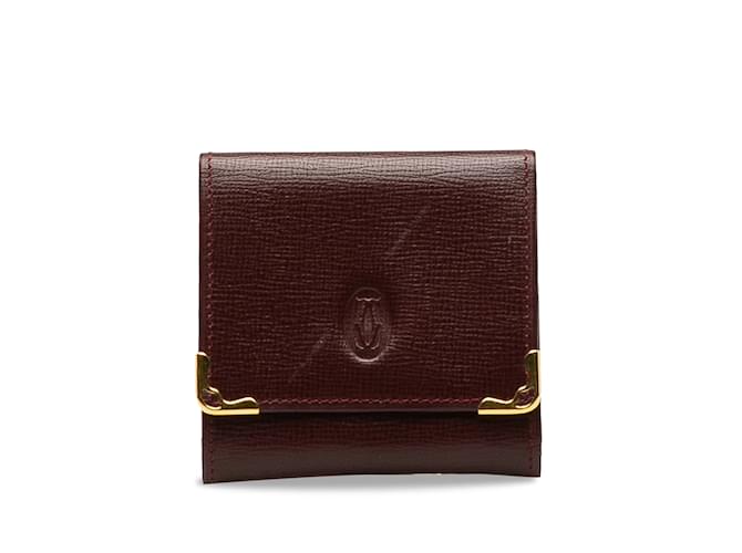 CARTIER Pochettes autres Cuir Rouge  ref.1226693