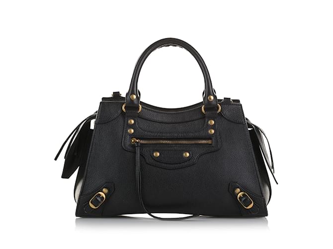 BALENCIAGA Sacs à main Neo Classique Cuir Noir  ref.1226750