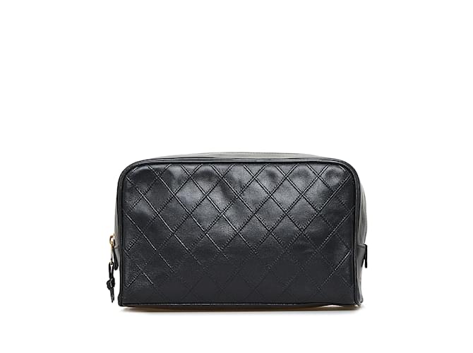 CHANEL Clutch bags Camera Black Leather  ref.1226768