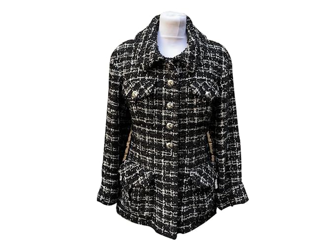 Chanel jacket Black Cotton  ref.1226790