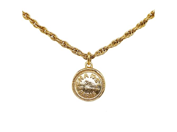 Chanel-Halsketten Golden Metall  ref.1226849