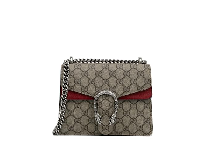 GUCCI Handbags Dionysus Chain Wallet Brown Cloth  ref.1226884