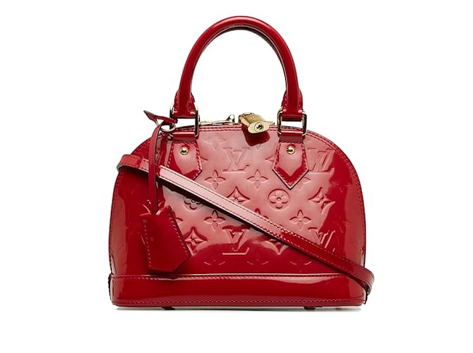 LOUIS VUITTON Handbags Alma BB Red Leather  ref.1226901
