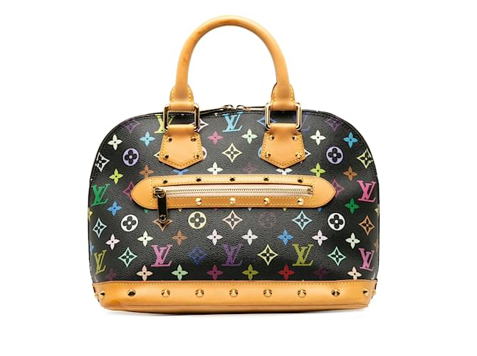 LOUIS VUITTON Handbags Alma Black Cloth  ref.1226902