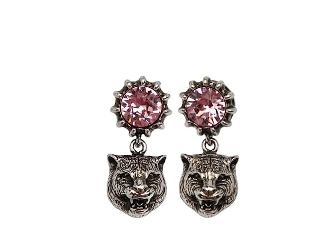 Gucci earrings Silvery Metal  ref.1226945