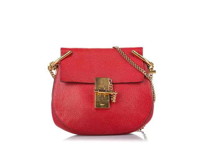 Drew Chloé CHLOE Handbags Other Red Leather  ref.1226960