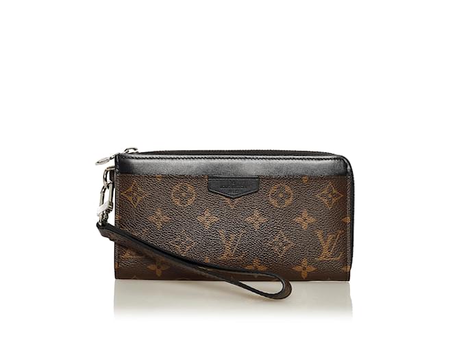 Zippy Portefeuilles Louis Vuitton Cuir Marron  ref.1226963