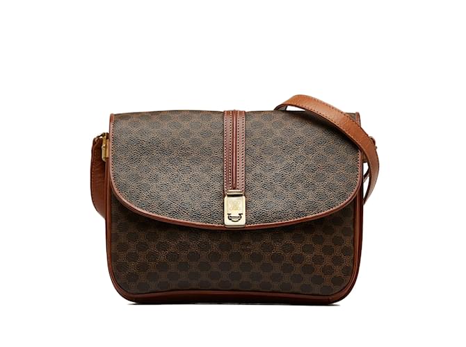 Céline CELINE Handbags Other Brown Linen  ref.1226988