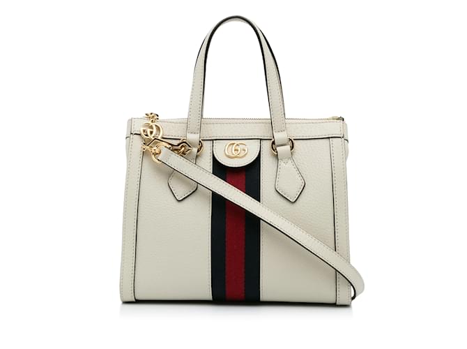 GUCCI Handbags Ophidia White Leather  ref.1227013