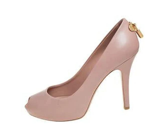 Louis Vuitton heels Pink Leather  ref.1227021