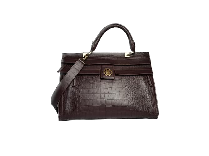 ROBERTO CAVALLI Handbags Brown Leather  ref.1227053