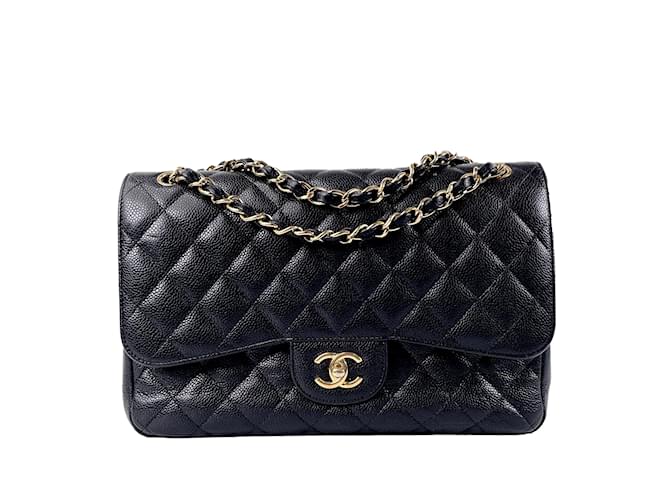 CHANEL Sacs à main Intemporels/classique Cuir Noir  ref.1227056