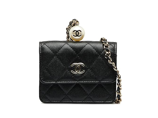 CHANEL Clutch bags Other Black Leather  ref.1227061
