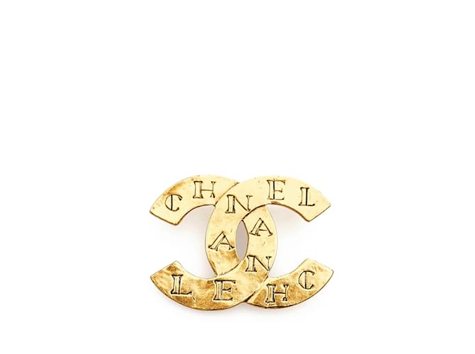 CHANEL Pins & brooches Golden Metal  ref.1227116